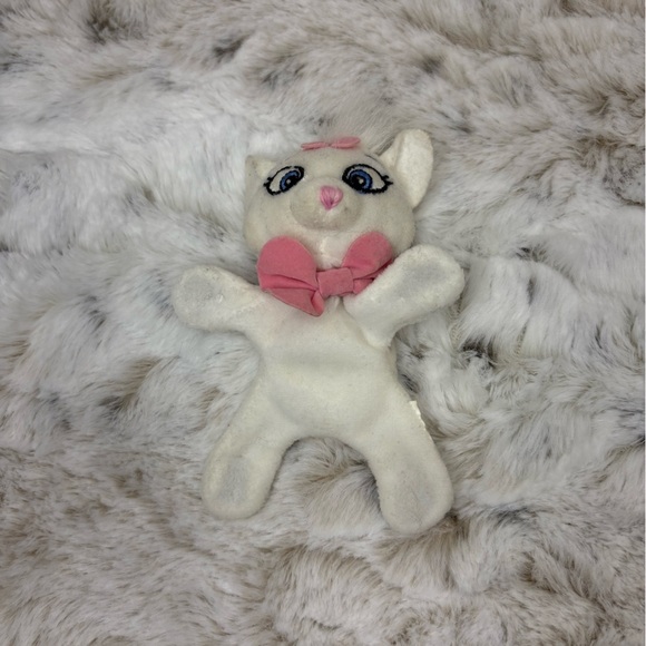 Disney Other - Aristocrats Marie Magnetic Plush Toy with Pink Bow. Disney. Y2K